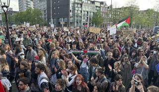 Στην Ευρώπη συνεχίζονται οι κινητοποιήσεις των φοιτητών υπέρ των Παλαιστινίων