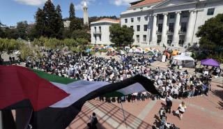 Ολλανδία: Φοιτητικός καταυλισμός αλληλεγγύης στη Γάζα στο πανεπιστήμιο UvA