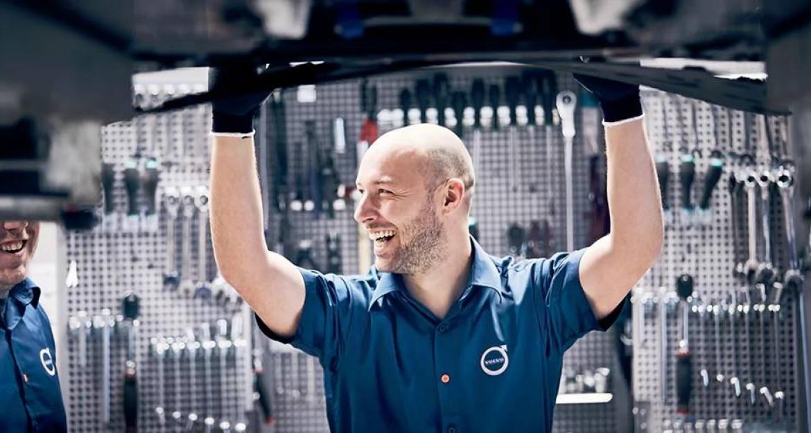 Service με ταχύτητες F1 από τη Volvo