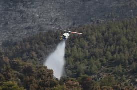 Πυροσβεστική: Πόσα εναέρια μέσα επιχειρούσαν ανά ημέρα στη φωτιά στη ΒΑ Αττική