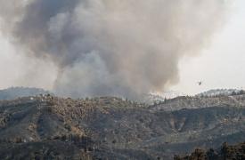 Υπό μερικό έλεγχο η πυρκαγιά σε χαμηλή βλάστηση στη Λήμνο