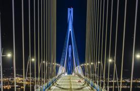 Ημέρα της Ευρώπης: Φωταγώγηση της Γέφυρας Ρίου Αντιρρίου και εμβληματικών ευρωπαϊκών μνημείων