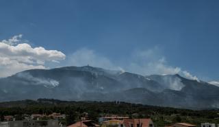 Εικόνα ύφεσης για την πυρκαγιά στα Γεράνια Όρη