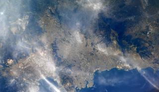 Η Αθήνα από το διάστημα - Μια φωτογραφία από τον Διεθνή Διαστημικό Σταθμό