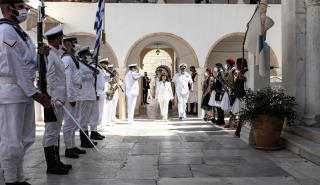 Σακελλαροπούλου: Παρέστη στον εορτασμό της 75ης επετείου της ενσωμάτωσης των Δωδεκανήσων στην Ελλάδα στη Νίσυρο