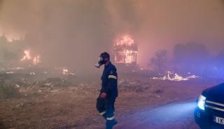 Βίλια: Σε πλήρη εξέλιξη η πυρκαγιά - Εκκένωση πέντε οικισμών - Κάηκαν 10 σπίτια