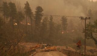 Β. Εύβοια: Οι φλόγες κυκλώνουν τα χωριά - Μήνυμα του 112: «Εκκενώστε την Αβγαριά προς Ιστιαία»