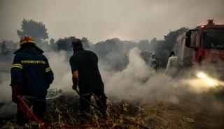 Πυρκαγιά στα Μέθανα - Ενίσχυσε τις δυνάμεις της η Πυροσβεστική