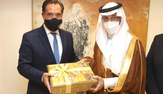 Γεωργιάδης: Συνάντηση με τον υπουργό Επενδύσεων της Σαουδικής Αραβίας