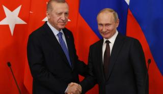 Ο Ερντογάν πλέκει το εγκώμιο της σχέσης του με τον Πούτιν