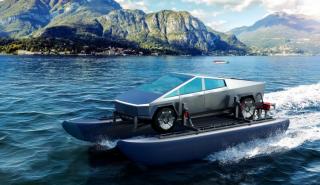 Με το Cybercat Concept θα μετατρέψετε το Cybertruck της Tesla σε yacht