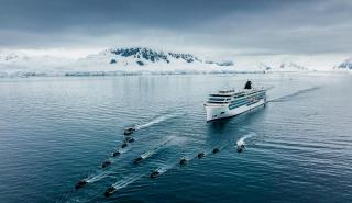 Ένα νέο κρουαζιερόπλοιο βάζει πολυτέλεια στην περιπέτεια της Ανταρκτικής