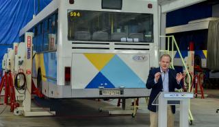 Καραμανλής: Τα λεωφορεία θα επισκευάζονται πιο γρήγορα - Σε λειτουργία το Συνεργείο Μεγάλων Βλαβών της ΟΣΥ