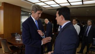 Συνάντηση Σκρέκα - Kerry: Η ενεργειακή και περιβαλλοντική συνεργασία μεταξύ Ελλάδας και ΗΠΑ στο επίκεντρο