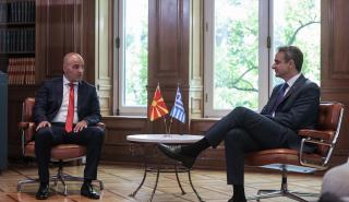 Το ενεργειακό στο επίκεντρο της συνάντησης του Κυρ. Μητσοτάκη με τον πρωθυπουργό της Βόρειας Μακεδονίας