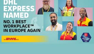 Η DHL Express παραμένει η Νο. 1 Best Workplace ™ στην Ευρώπη για το 2022
