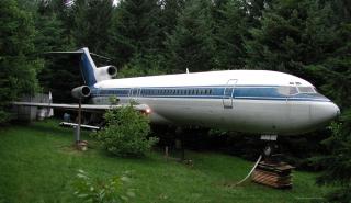 Το αεροπλάνο που μετέφερε τη σορό του Ωνάση έχει γίνει ... σπίτι σε δάσος του Όρεγκον