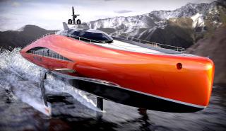Το νέο concept yacht της Lazzarini Design Studio κινείται πάνω από την επιφάνεια της θάλασσας