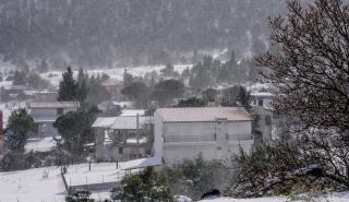 Κακοκαιρία Μπάρμπαρα: Συνεχίζονται τα προβλήματα στη Στερεά Ελλάδα, από τα χιόνια και τον παγετό