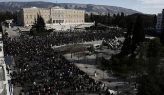Συλλαλητήριο για Τέμπη: Eπτά συλλήψεις στην Αθήνα