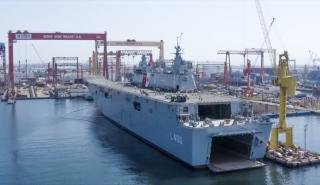 Τουρκία: Παραδόθηκε το ελικοπτεροφόρο TCG Anadolu - Το μεγαλύτερο πολεμικό πλοίο της χώρας