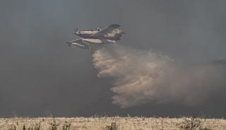 Πυρκαγιά σε χαμηλή βλάστηση στο Βαρνάβα Αττικής