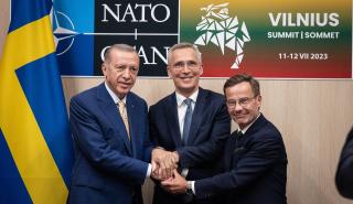O Ερντογάν έδωσε το «πράσινο φως» για την ένταξη της Σουηδίας στο NATO