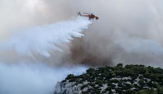Πυρκαγιές: Καλύτερη εικόνα σε Πάρνηθα, Έβρο και Βοιωτία - Συνεχίζεται η μάχη με τις αναζωπυρώσεις