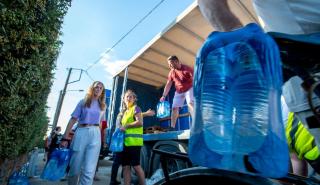 Βόλος: Παραμένει χωρίς πόσιμο νερό - Κίνδυνος για υπερχείλιση της λίμνης Κάρλας