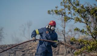 Κρήτη: Σε ύφεση η πυρκαγιά στον Δήμο Γόρτυνας Ηρακλείου