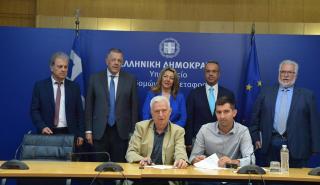Υπ. Υποδομών: Υπεγράφη η σύμβαση για το αρδευτικό δικτύου στον Γέρμα Καστοριάς