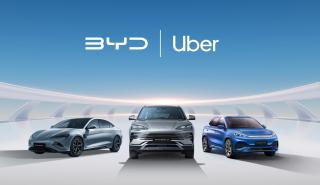 H BYD θα παρέχει 100.000 ηλεκτρικά αυτοκίνητα στην πλατφόρμα της Uber