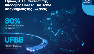 Όμιλος ΟΤΕ: Επέκταση της υποδομής Fiber To The Home σε 32 δήμους της Ελλάδας