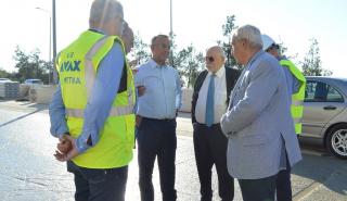 Επίσκεψη Σταϊκούρα στο κύριο εργοτάξιο του FlyOver