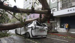 Ταϊβάν: Δυο νεκροί - Πάνω από 500 τραυματίες μετά το πέρασμα του τυφώνα Κονγκ-ρέι