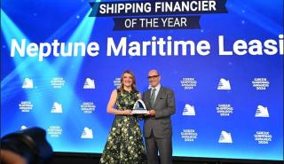 Η Neptune Leasing «Shipping Financier of the Year 2024» στα Ελληνικά Ναυτιλιακά Βραβεία Lloyd's List