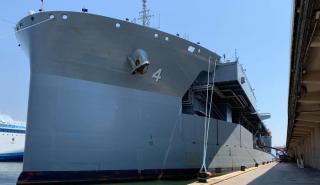 Έφτασε στην Ελλάδα το USS Hershel «Woody» Williams του Πολεμικού Ναυτικού των ΗΠΑ (pics)