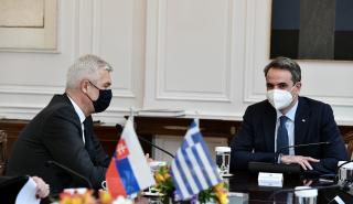 Η ενίσχυση των σχέσεων Ελλάδας - Σλοβακίας στη συνάντηση Μητσοτάκη με Κόρτσοκ