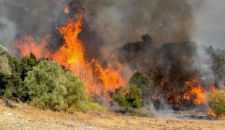 Ηλεία: Τραυματίες πυροσβέστες και εγκλωβισμένοι στα Βίλλια - Καίγεται η περιοχή Νεμούτα