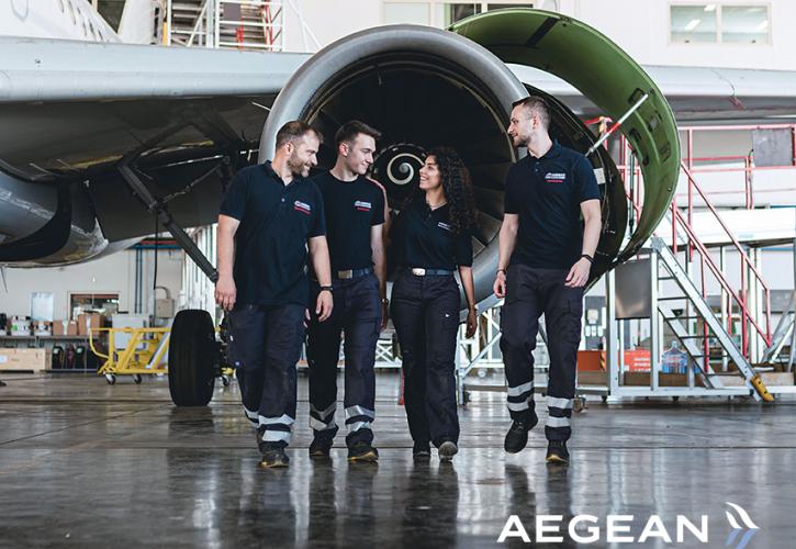 Aegean: Νέο πρόγραμμα Υποτροφιών για μηχανικούς αεροσκαφών