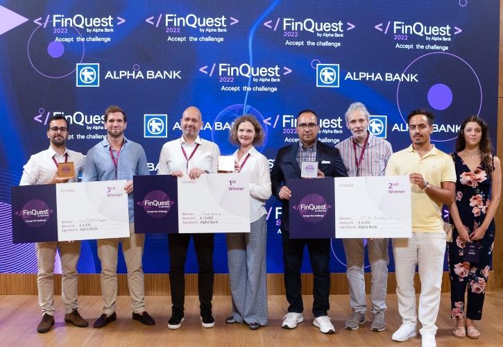 Quantfolio, SPIN Analytics και DoGood People: Οι εταιρείες που ξεχώρισαν στο FinQuest by Alpha Bank 2022 αναβαθμίζοντας τον τραπεζικό κλάδο