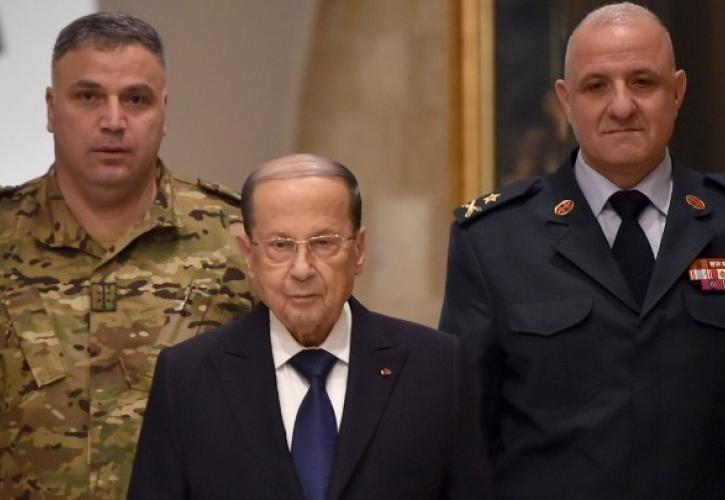 Λίβανος: Ο πρόεδρος Αούν έκανε δεκτή την παραίτηση της κυβέρνησης