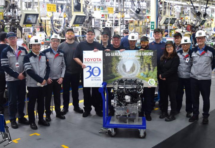 Toyota: Άρχισε η παραγωγή των υβριδικών συστημάτων κίνησης 5ης γενιάς