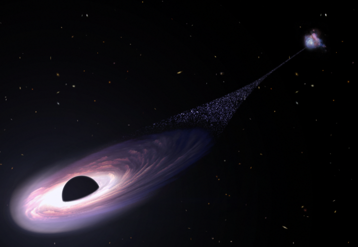 Διάστημα: Μια μαύρη τρύπα «δραπέτη» εντόπισαν ερευνητές σε εικόνες του τηλεσκοπίου Hubble
