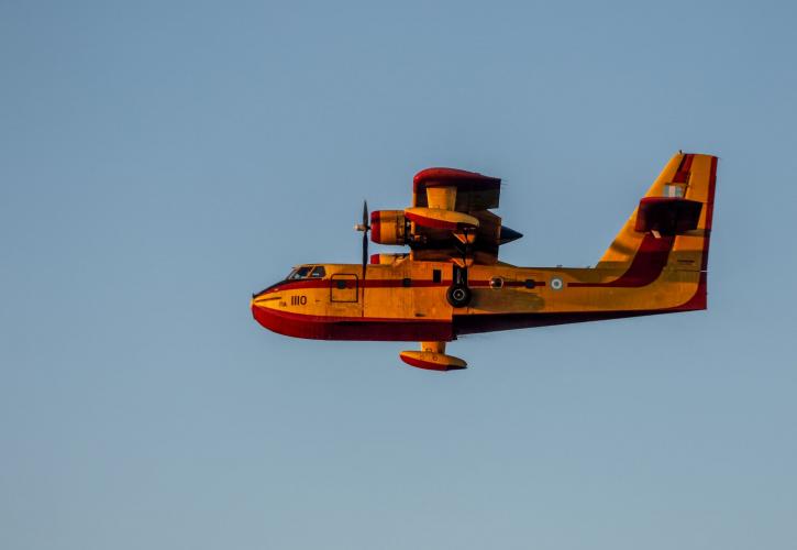 Έπεσε Canadair που επιχειρούσε στη φωτιά στην Κάρυστο - Βίντεο από τη συντριβή