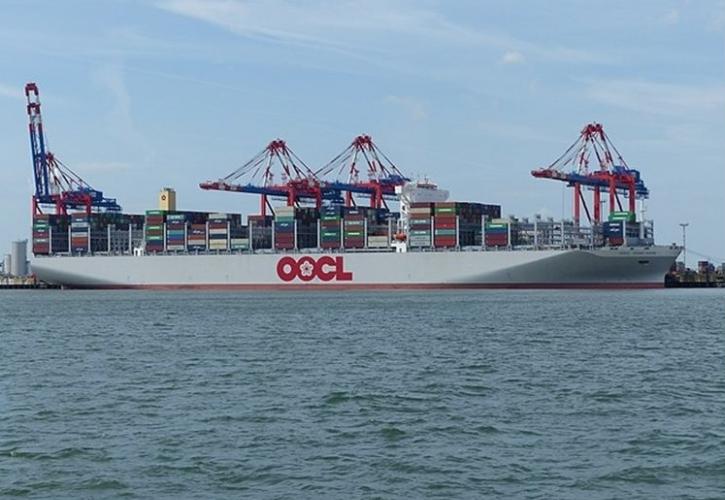 OOCL Piraeus: Στις εγκαταστάσεις της PCT στο Νέο Ικόνιο το μεγαλύτερο Container ship στον κόσμο
