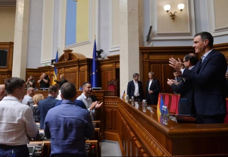 Ζελένσκι- Σάντσεθ: Η ουκρανική υποψηφιότητα για ένταξη στην ΕΕ προτεραιότητα της ισπανικής προεδρίας
