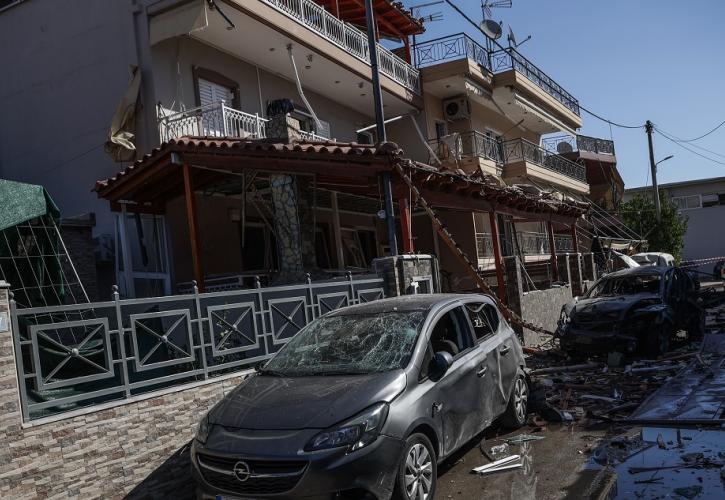 Ισχυρή έκρηξη αυτοσχέδιου μηχανισμού στον Ασπρόπυργο - Ζημιές σε πέντε σπίτια και 11 αυτοκίνητα