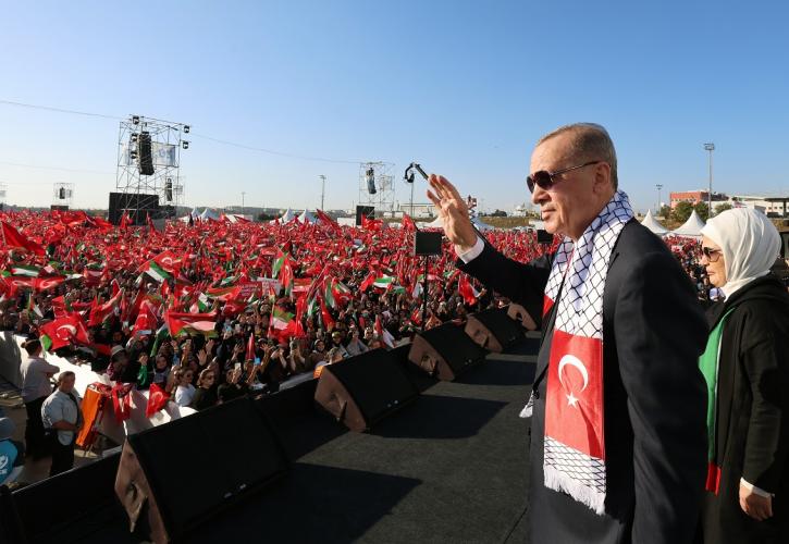 Ερντογάν: Το Ισραήλ είναι κατοχική δύναμη