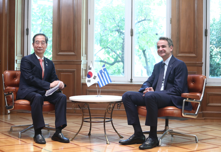Συνάντηση Μητσοτάκη με τον κορεάτη Πρωθυπουργό - Ενίσχυση της διμερούς οικονομικής συνεργασίας